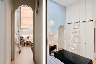  Minimalist Bedroom. White Street Loft in Tribeca  by Atelier Armbruster.