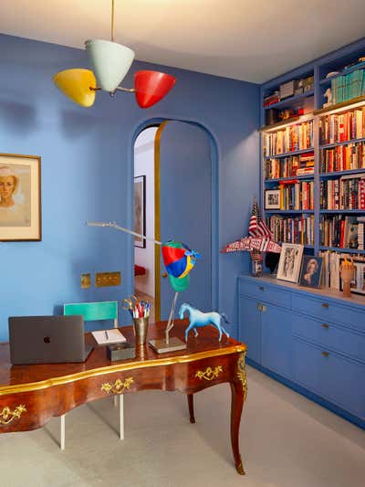  Eclectic Contemporary Apartment Office and Study. Upper East Side  by Atelier Armbruster.