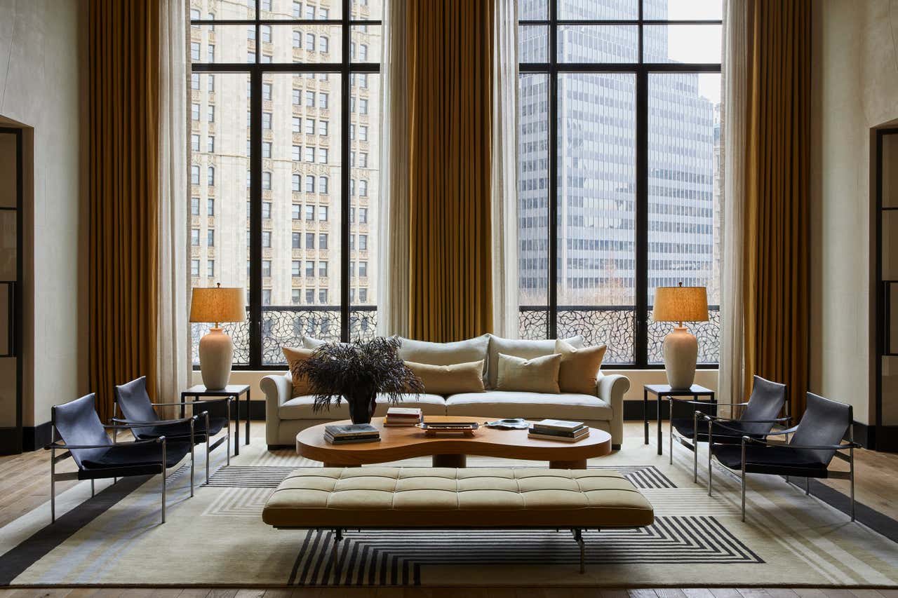 25 Park Row Amenities by Studio Mellone | 1stDibs