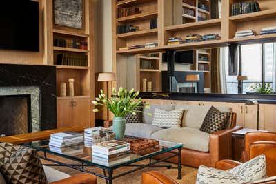  Mid-Century Modern Living Room. 25 Park Row Amenities by Studio Mellone.