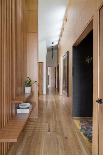  Modern Family Home Entry and Hall. Midcentury Marvel by Susan Yeley Homes.