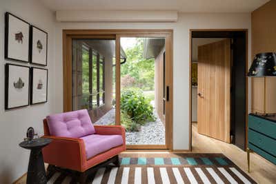  Mid-Century Modern Family Home Entry and Hall. Midcentury Marvel by Susan Yeley Homes.