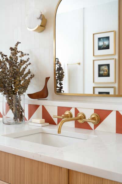  Mid-Century Modern Contemporary Bathroom. Midcentury Marvel by Susan Yeley Homes.