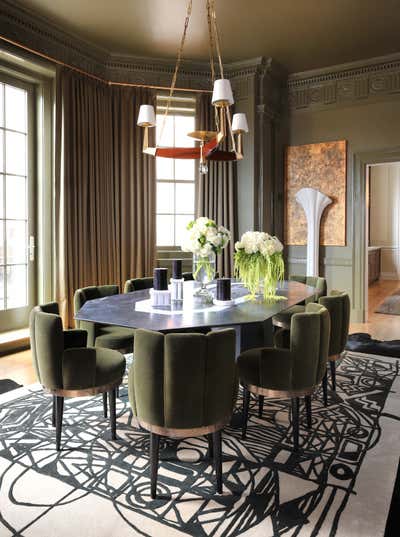  Traditional Family Home Dining Room. HISTORIC SHOW HOUSE by Donna Mondi Interior Design.