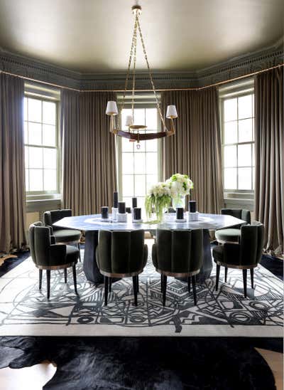  Traditional Family Home Dining Room. HISTORIC SHOW HOUSE by Donna Mondi Interior Design.