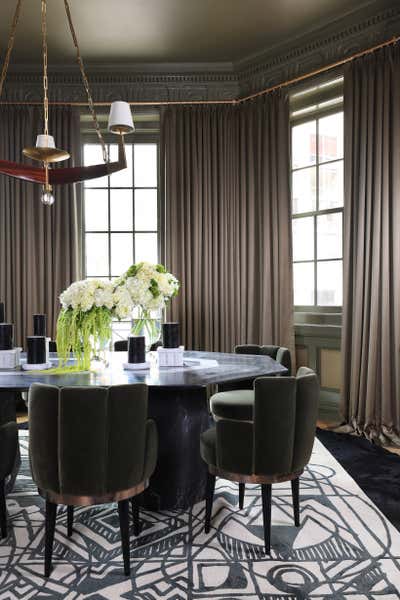  Modern Dining Room. HISTORIC SHOW HOUSE by Donna Mondi Interior Design.
