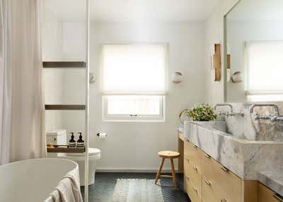 Mediterranean Family Home Bathroom. Spanish Modern Bungalow by Shialice Spatial Design.