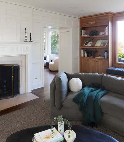  Preppy Traditional Living Room. Hilltop Residence by THESIS Studio Architecture.