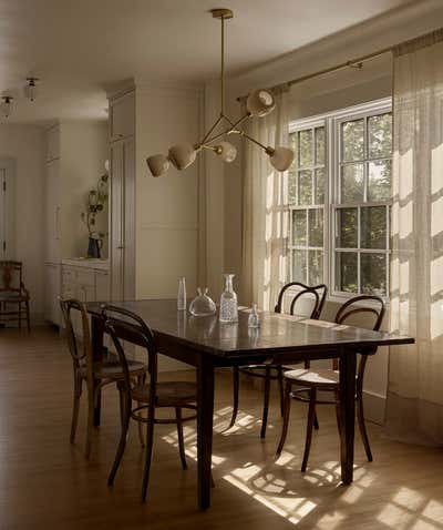  Minimalist Organic Family Home Dining Room. Tree House by Susannah Holmberg Studios.