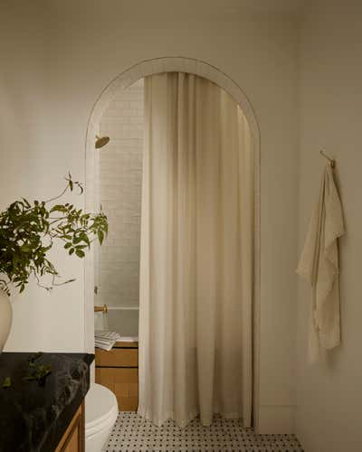  Minimalist Organic Family Home Bathroom. Tree House by Susannah Holmberg Studios.