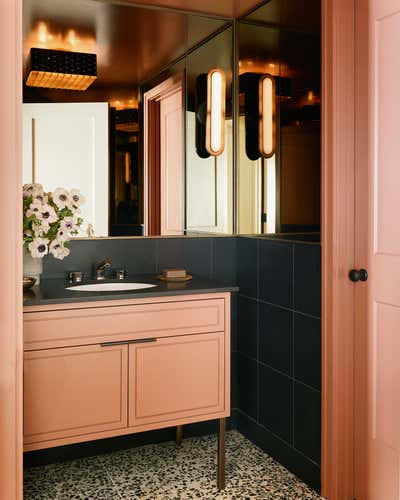 Vacation Home Bathroom. Maine Waterfront Home by GACHOT.