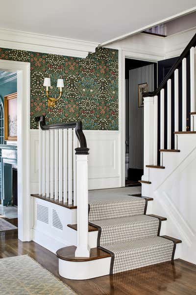  Eclectic Transitional Entry and Hall. Cedar Parkway by Erica Burns.
