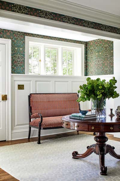 Eclectic Entry and Hall. Cedar Parkway by Erica Burns.