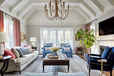  Transitional Family Home Living Room. Cedar Parkway by Erica Burns Interiors.