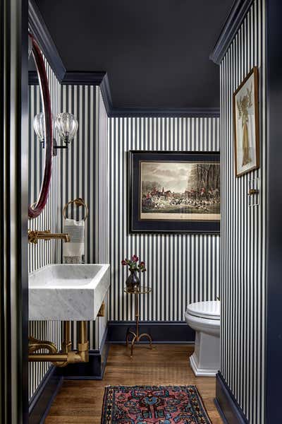 Eclectic Bathroom. Cedar Parkway by Erica Burns Interiors.