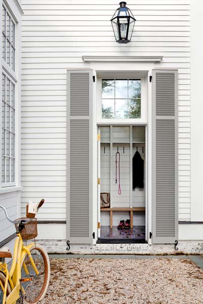  Transitional Family Home Exterior. Exeter Road by Erica Burns Interiors.