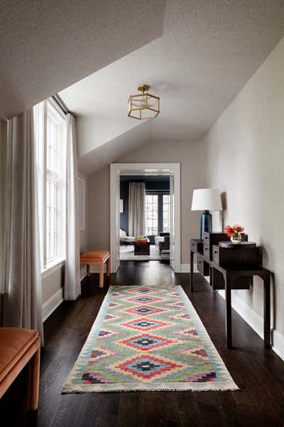  Transitional Eclectic Family Home Entry and Hall. Exeter Road by Erica Burns.