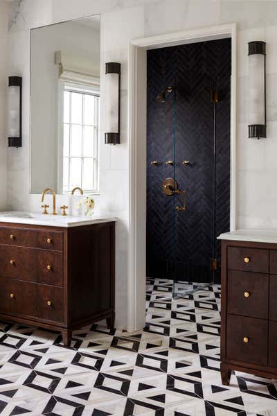  Modern Family Home Bathroom. Exeter Road by Erica Burns Interiors.