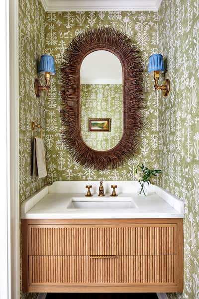  Eclectic Transitional Family Home Bathroom. Osceola Road by Erica Burns Interiors.
