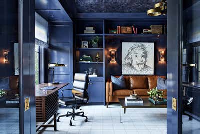  Modern Office and Study. Holly Leaf Court by Erica Burns Interiors.