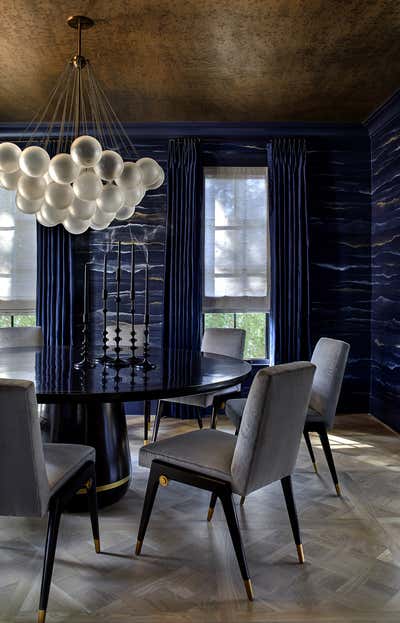  Modern Dining Room. Holly Leaf Court by Erica Burns Interiors.