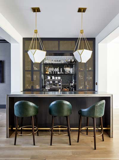  Transitional Bar and Game Room. Holly Leaf Court by Erica Burns Interiors.