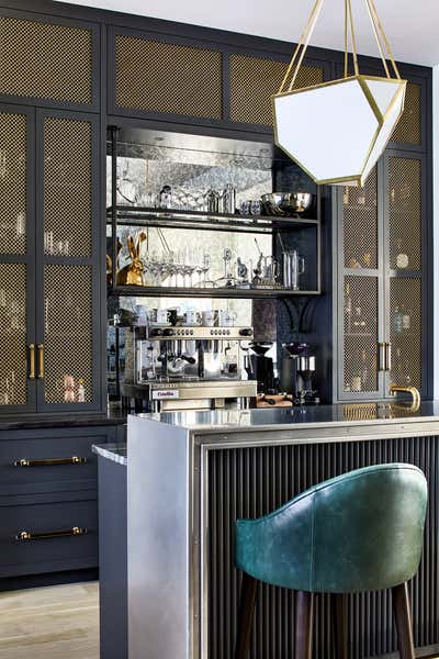  Modern Transitional Family Home Bar and Game Room. Holly Leaf Court by Erica Burns Interiors.