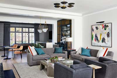  Transitional Family Home Living Room. Holly Leaf Court by Erica Burns Interiors.