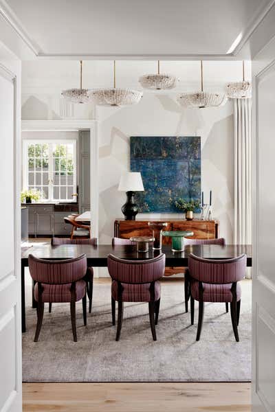  Traditional Transitional Dining Room. Woodlawn Avenue by Erica Burns Interiors.