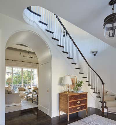  Transitional Entry and Hall. Burling Terrace by Erica Burns Interiors.