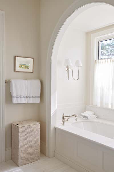  Traditional Transitional Family Home Bathroom. Burling Terrace by Erica Burns Interiors.