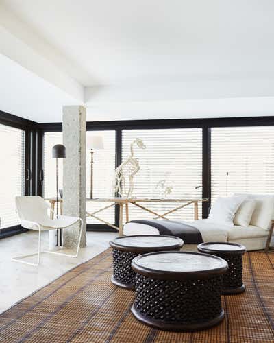  Mediterranean Modern Living Room. Apartamento en la Costa Blanca by Azul Tierra.