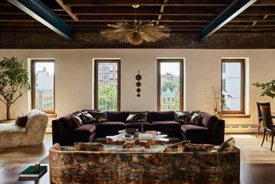  Eclectic Apartment Living Room. Alphabet City Loft by Evan Edward .