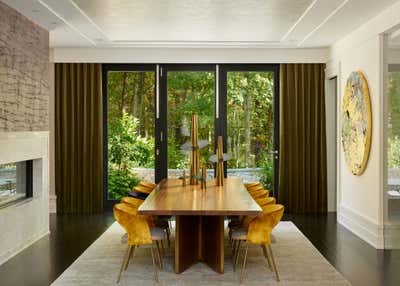  Modern Family Home Dining Room. Greenwich  by Evan Edward .