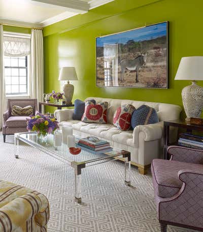  Preppy Traditional Apartment Living Room. Upper East Side by Phillip Thomas Inc..