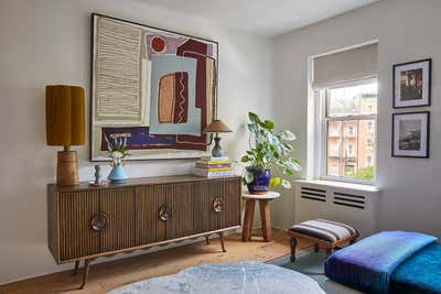  Mediterranean Living Room. West Village Studio by Ward and Gray.
