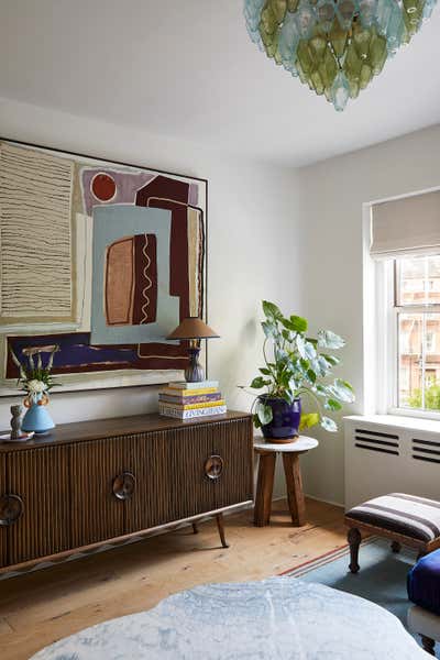  Bohemian Mediterranean Apartment Living Room. West Village Studio by Ward and Gray.