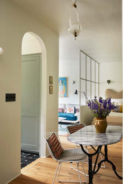  Eclectic Mediterranean Apartment Open Plan. West Village Studio by Ward and Gray.