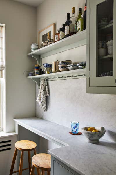  Bohemian Contemporary Apartment Kitchen. West Village Studio by Ward and Gray.