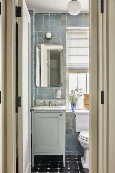  Mediterranean Bathroom. West Village Studio by Ward and Gray.