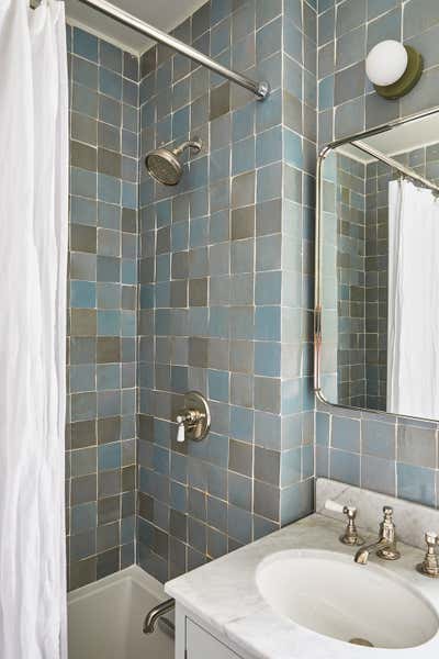  Bohemian Apartment Bathroom. West Village Studio by Ward and Gray.