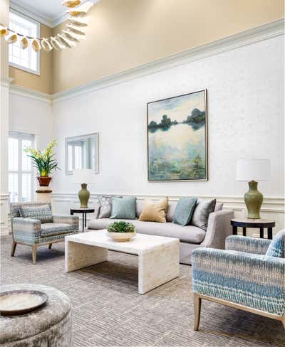  Traditional Healthcare Living Room. Surprising Seniors by Thomas Puckett Designs.