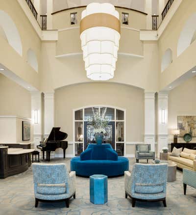  Traditional Healthcare Lobby and Reception. Surprising Seniors by Thomas Puckett Designs.