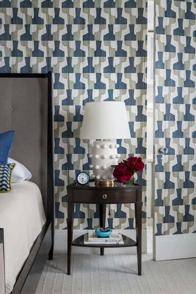  Modern Bedroom. Jewel Tone Home by Thomas Puckett Designs.