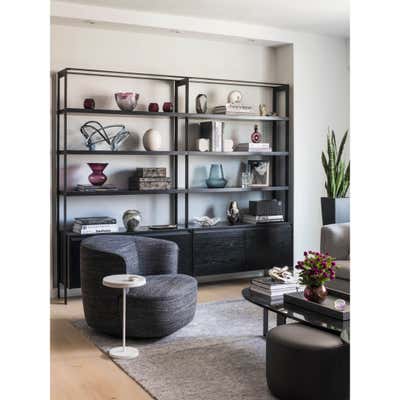  Contemporary Minimalist Apartment Living Room. Lean Luxury by Thomas Puckett Designs.