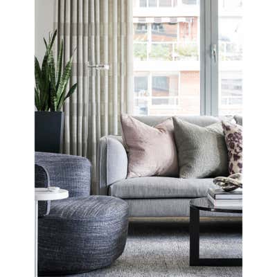  Modern Living Room. Lean Luxury by Thomas Puckett Designs.