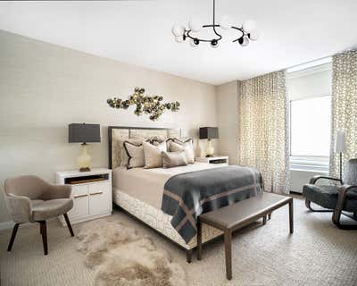  Modern Apartment Bedroom. Neutral Territory by Thomas Puckett Designs.
