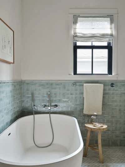  Beach Style Family Home Bathroom. Cheviot Hills Transitional by Deirdre Doherty Interiors, Inc..