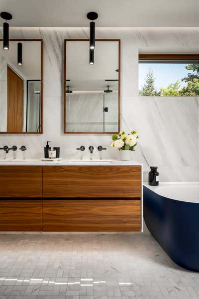  Modern Minimalist Bathroom. Eugenia Lake by Sheree Stuart Design.