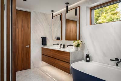 Contemporary Minimalist Bathroom. Eugenia Lake by Sheree Stuart Design.
